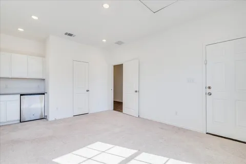 a view of an empty room