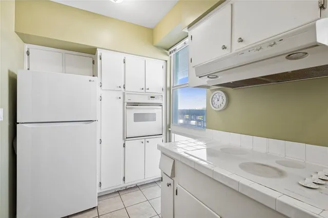 a view of a city with tall buildings