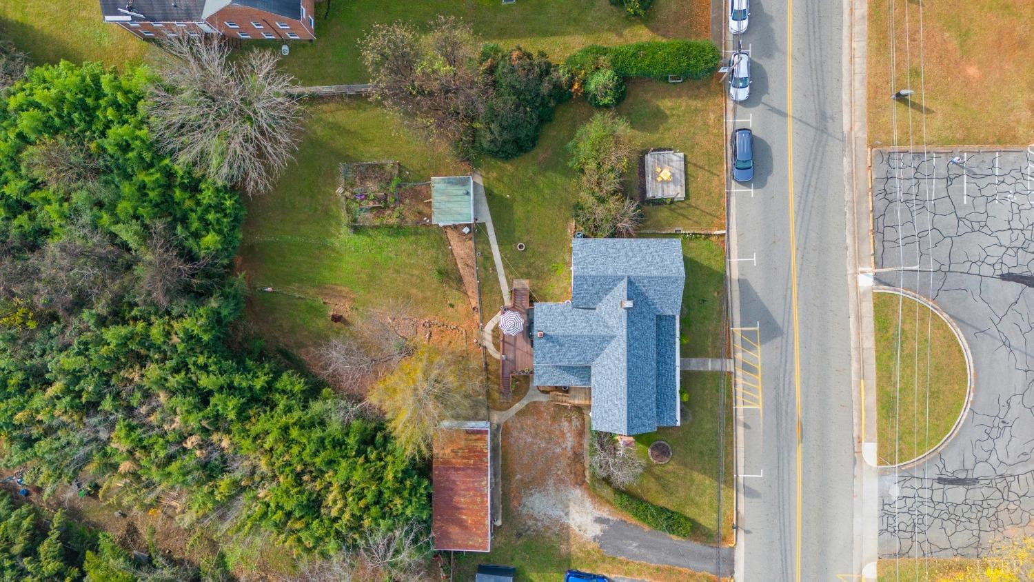 243 South Main Street Amherst, VA 24521 - Photo 55 of 57 an aerial view of residential houses with outdoor space