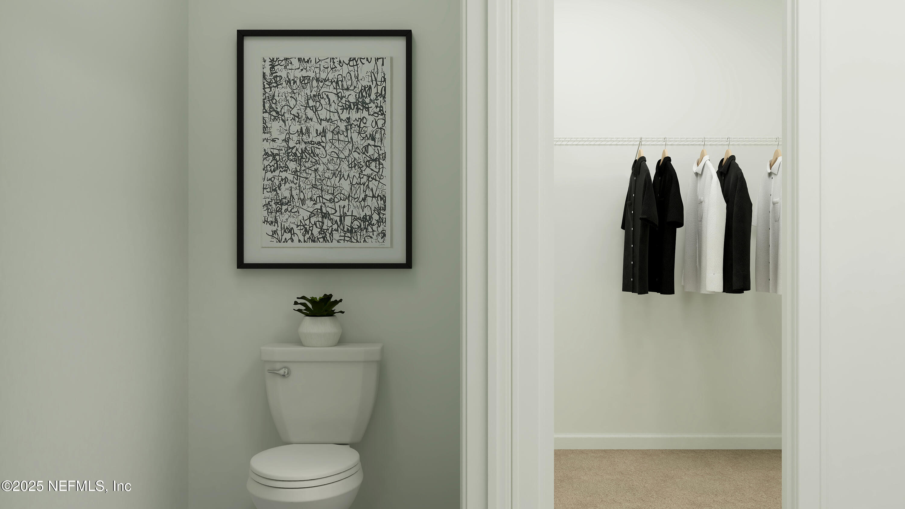 76104 Estuary Way Yulee, FL 32097 - Photo 14 of 41 a bathroom with a toilet and a sink