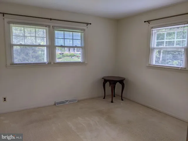 a room with painting on the wall