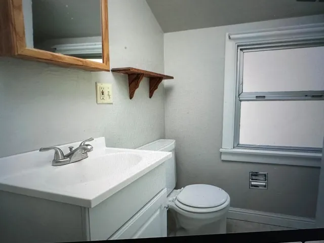 a bathroom with a sink and a toilet