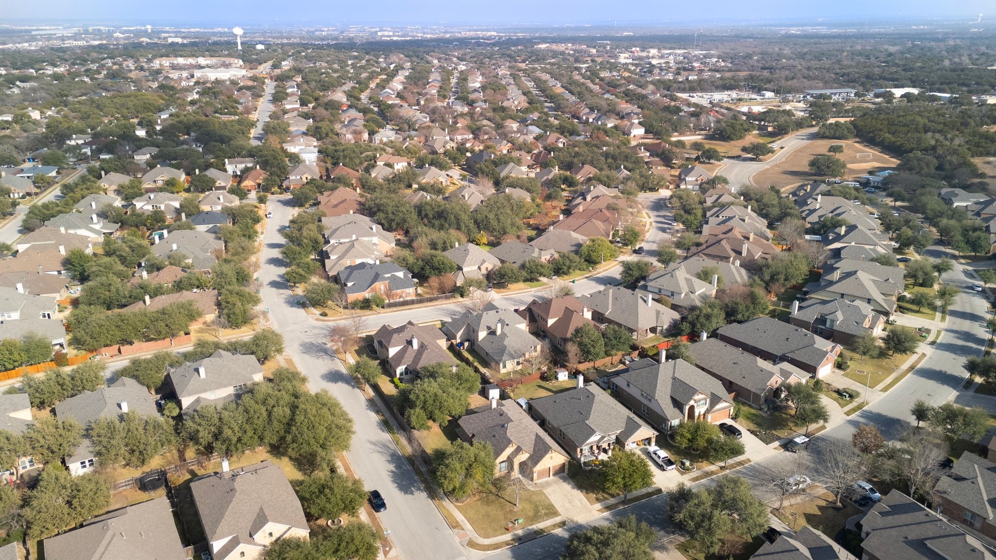 1412 Rimstone Drive Cedar Park, TX 78613 - Photo 38 of 39 an aerial view of residential building with parking space