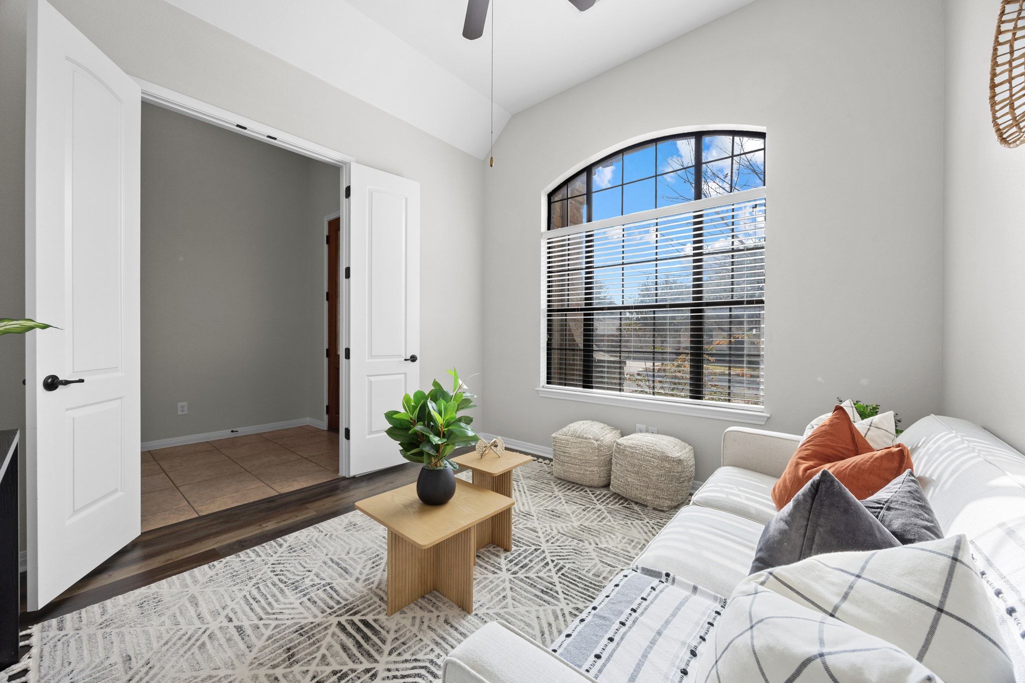1412 Rimstone Drive Cedar Park, TX 78613 - Photo 7 of 39 a living room with furniture and potted plant