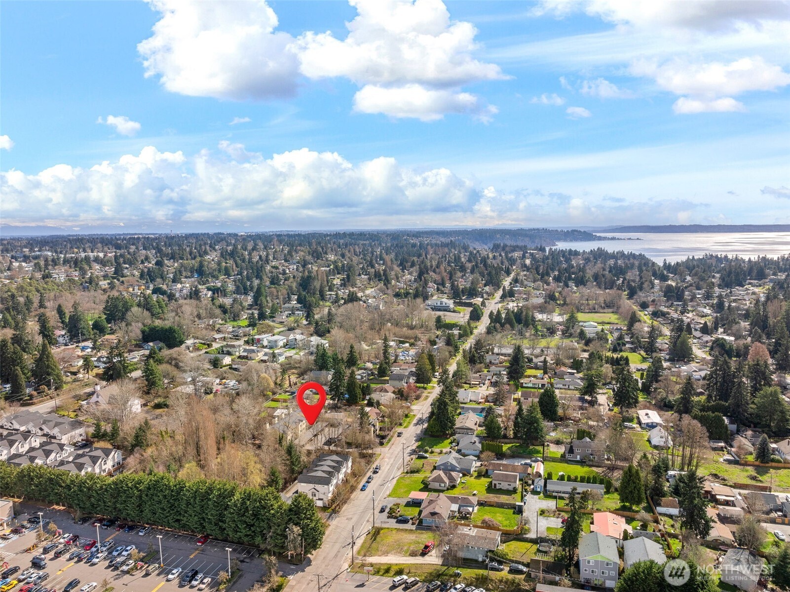9806 28th Avenue Southwest, Unit A104 Seattle, WA 98126 - Photo 25 of 25 an aerial view of multiple house