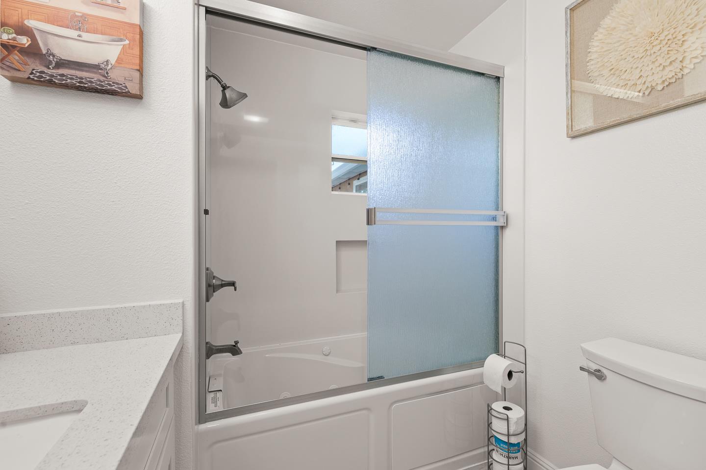1011 Prospect Heights Santa Cruz, CA 95065 - Photo 47 of 50 a bathroom with a bathtub a toilet and a shower