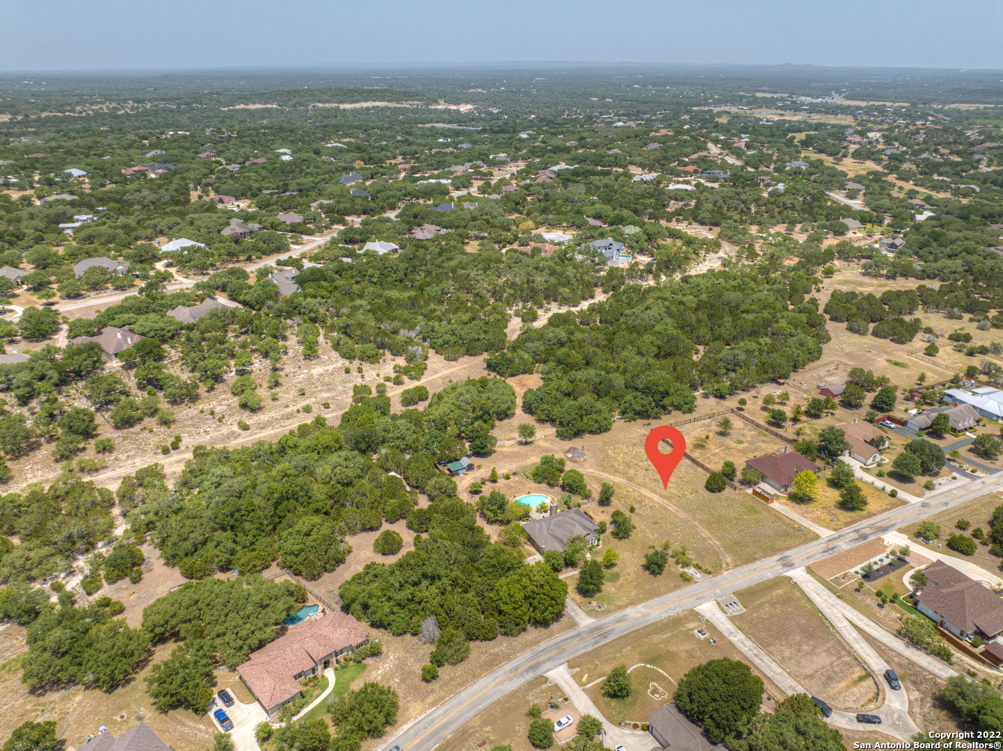889 Long Meadow Spring Branch, TX 78070 - Photo 13 of 18 an aerial view of residential houses with outdoor space