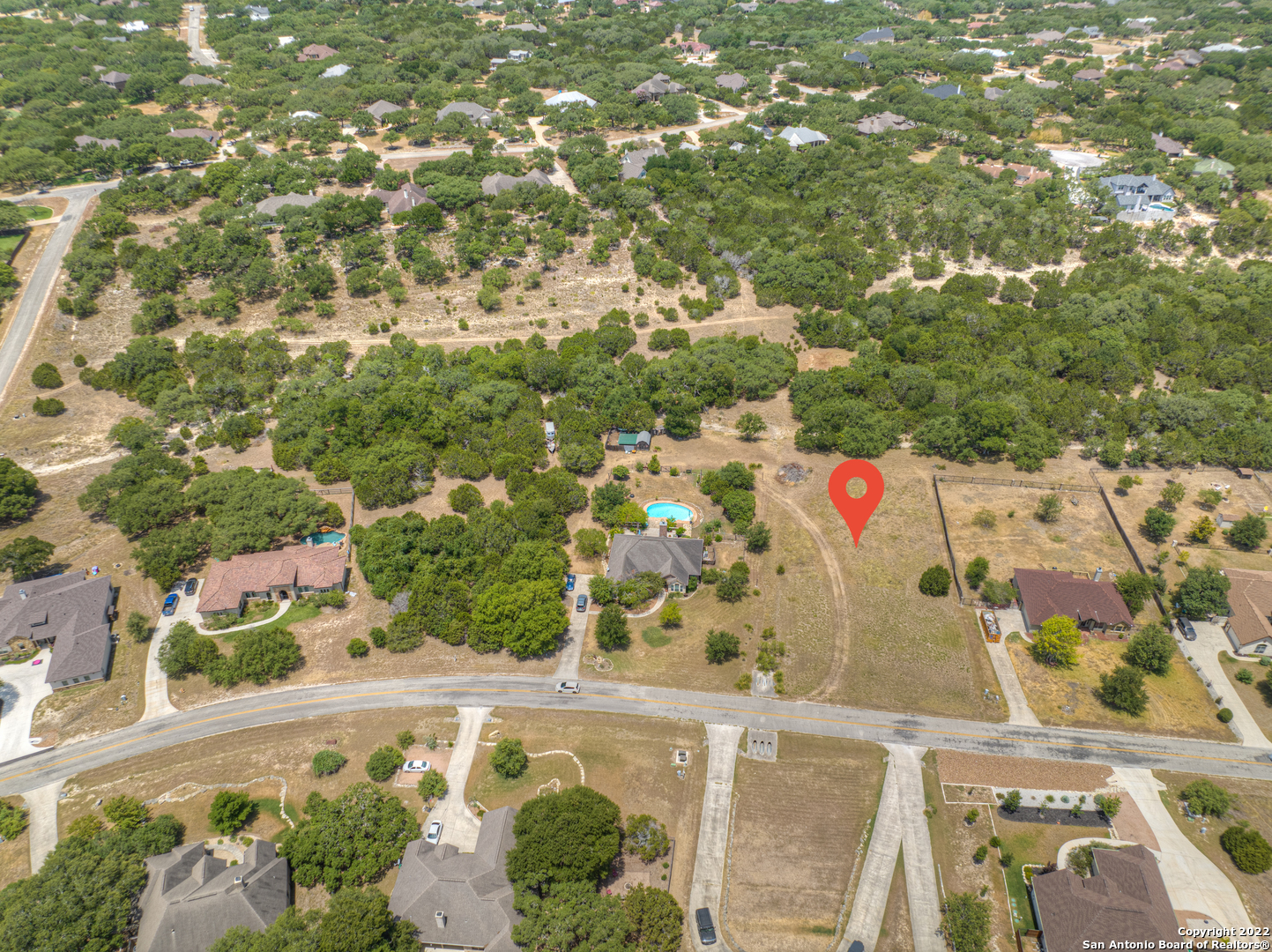 889 Long Meadow Spring Branch, TX 78070 - Photo 3 of 17 an aerial view of residential houses with outdoor space