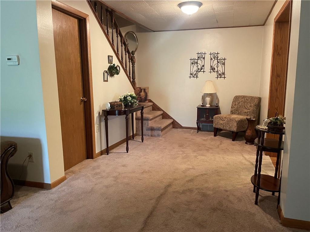 1606 Atkinson Street New Castle, PA 16101 - Photo 6 of 15 a view of a hallway with workspace