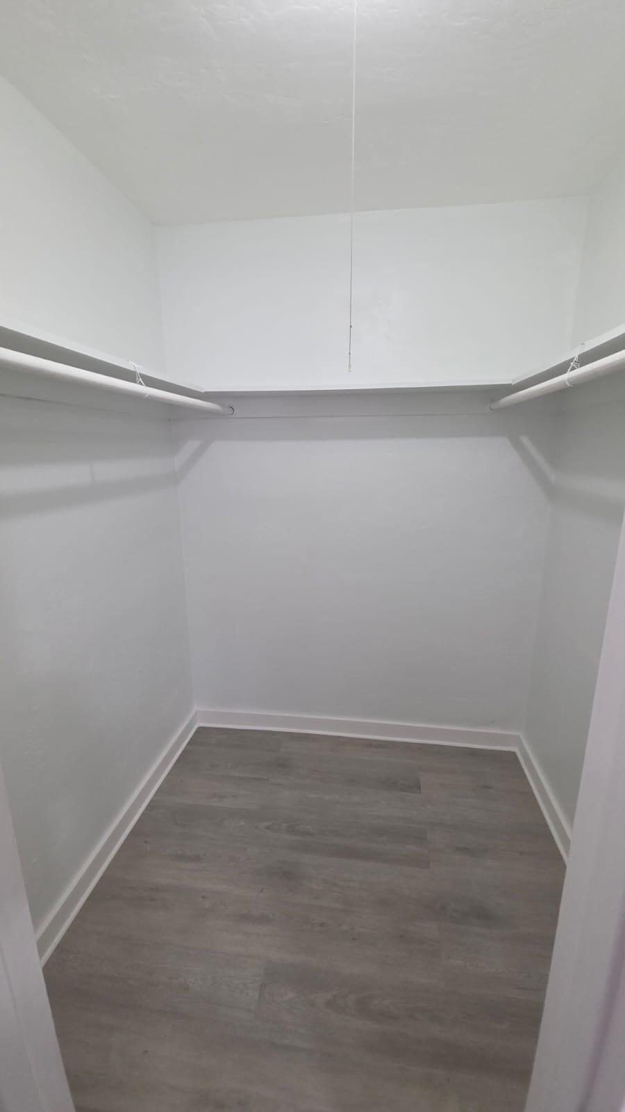 7624 Pembroke Road, Unit C Miramar, FL 33023 - Photo 5 of 13 a view of an empty walk in closet