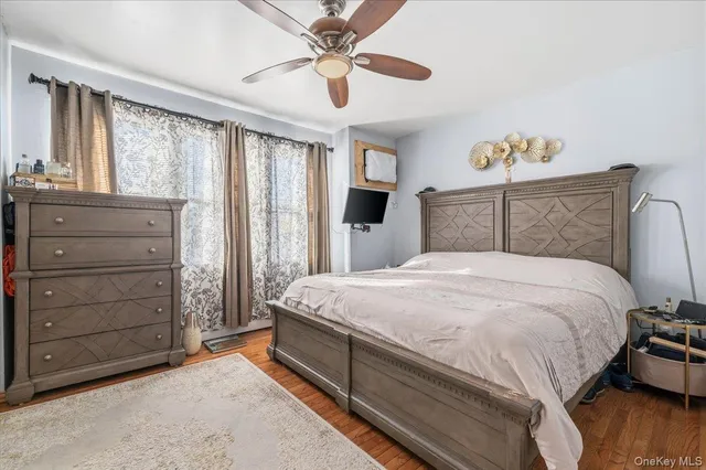 a view of front door and wooden floor