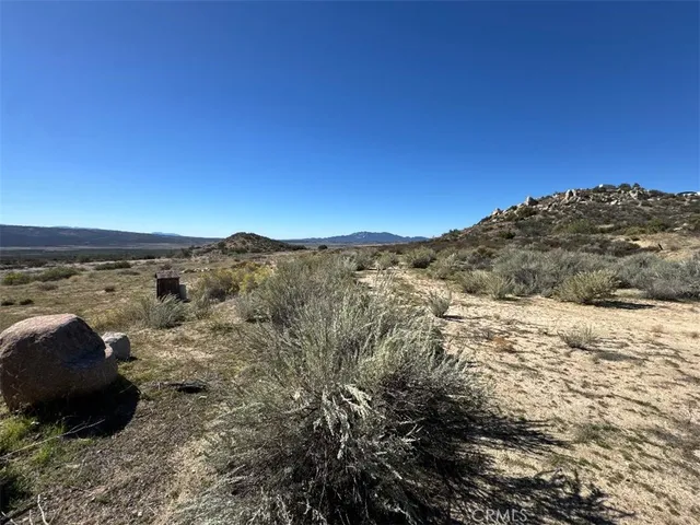 a view of a mountain in the distance