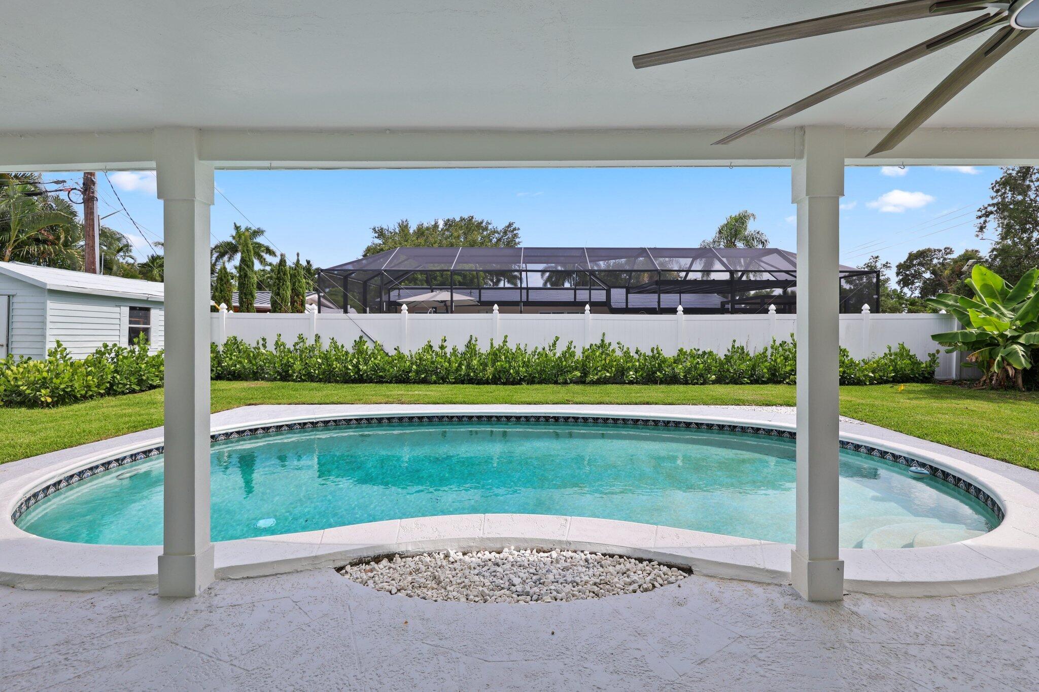 1198 Southwest 3rd Street Boca Raton, FL 33486 - Photo 24 of 29 a view of a garden with an outdoor space