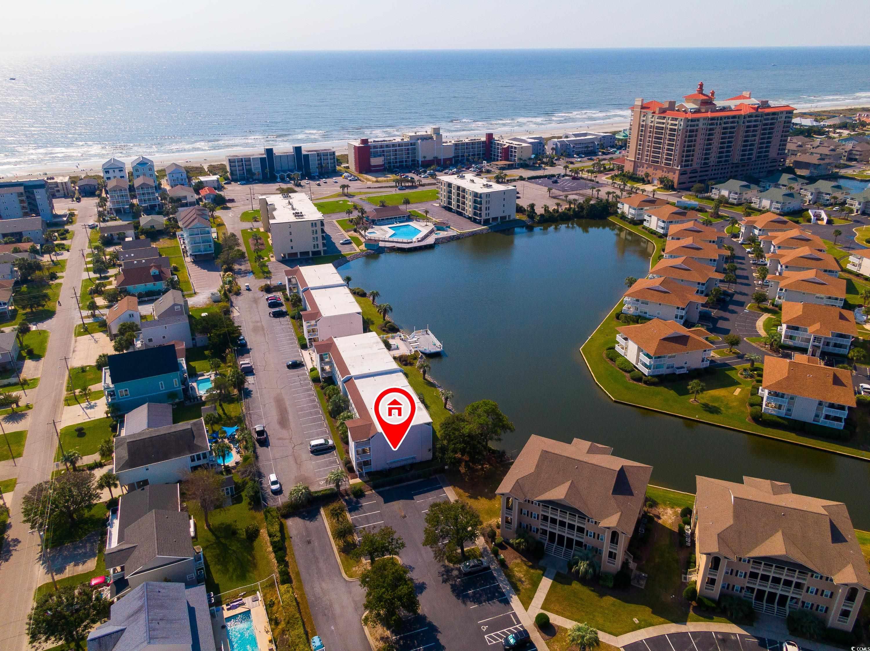 1919 Spring Street, Unit B16 North Myrtle Beach, SC 29582 - Photo 1 of 40 Bird's eye view featuring a water view