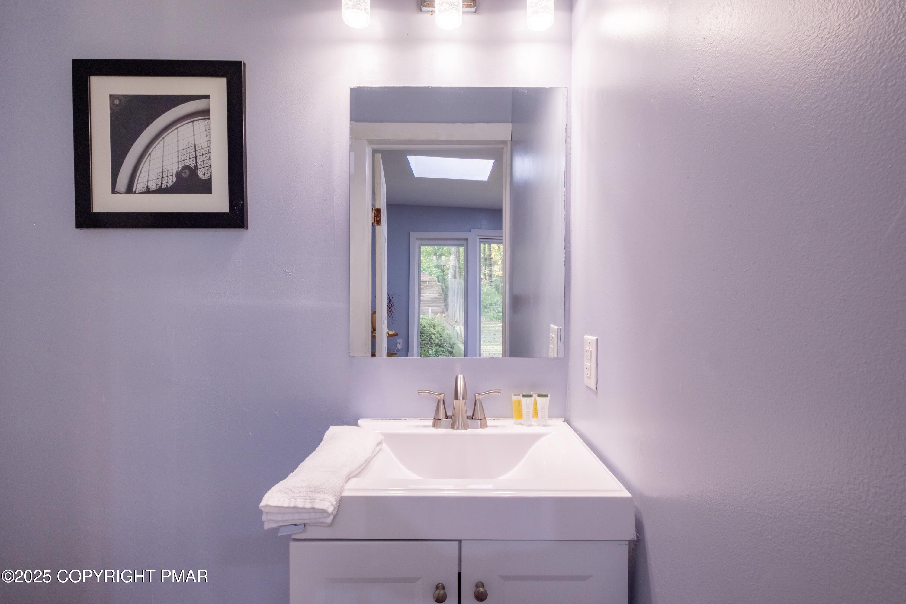 1885 Sullivan Trail Tannersville, PA 18372 - Photo 22 of 46 a bathroom with a sink and a mirror