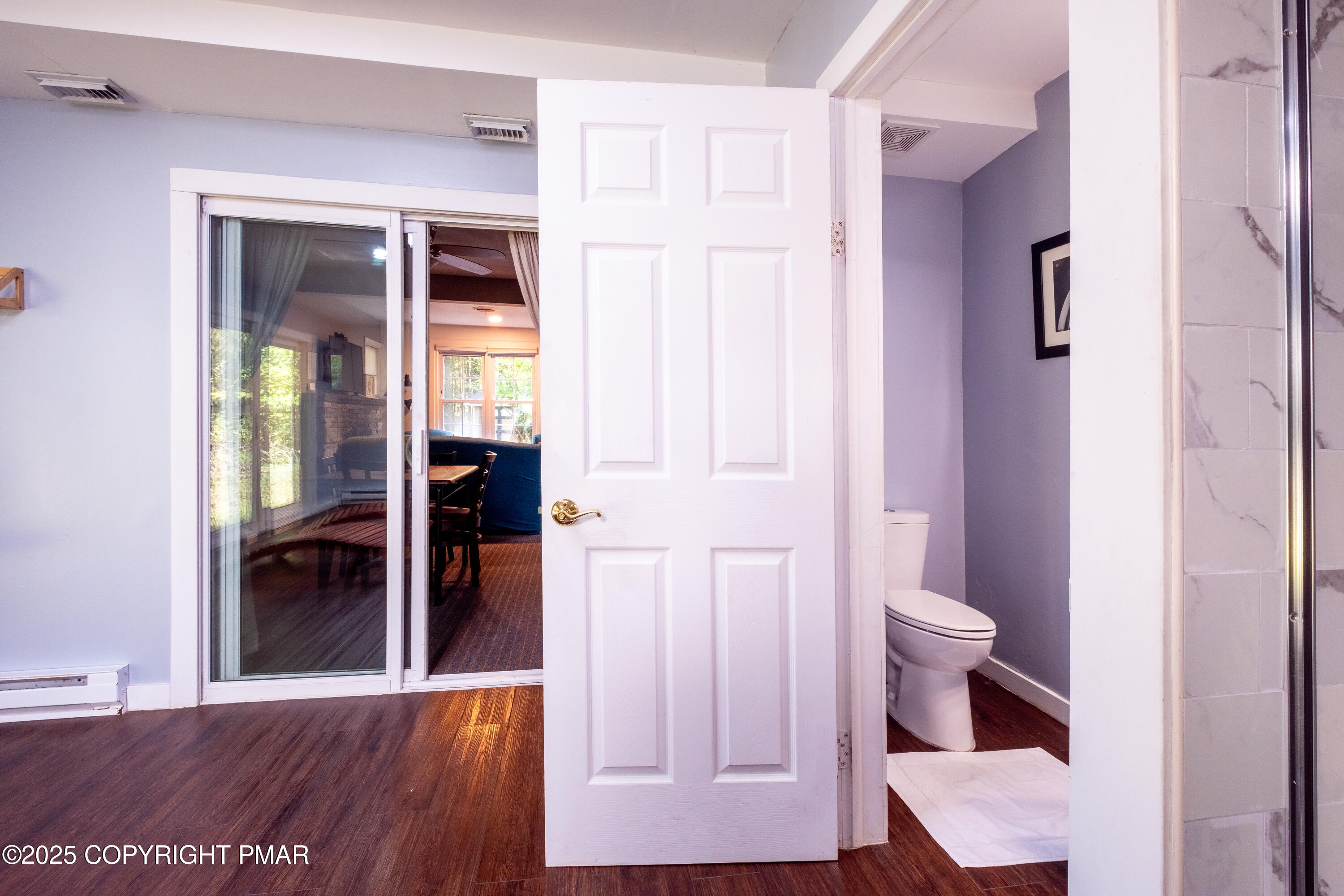 1885 Sullivan Trail Tannersville, PA 18372 - Photo 25 of 46 a view of a hallway with wooden floor and closet