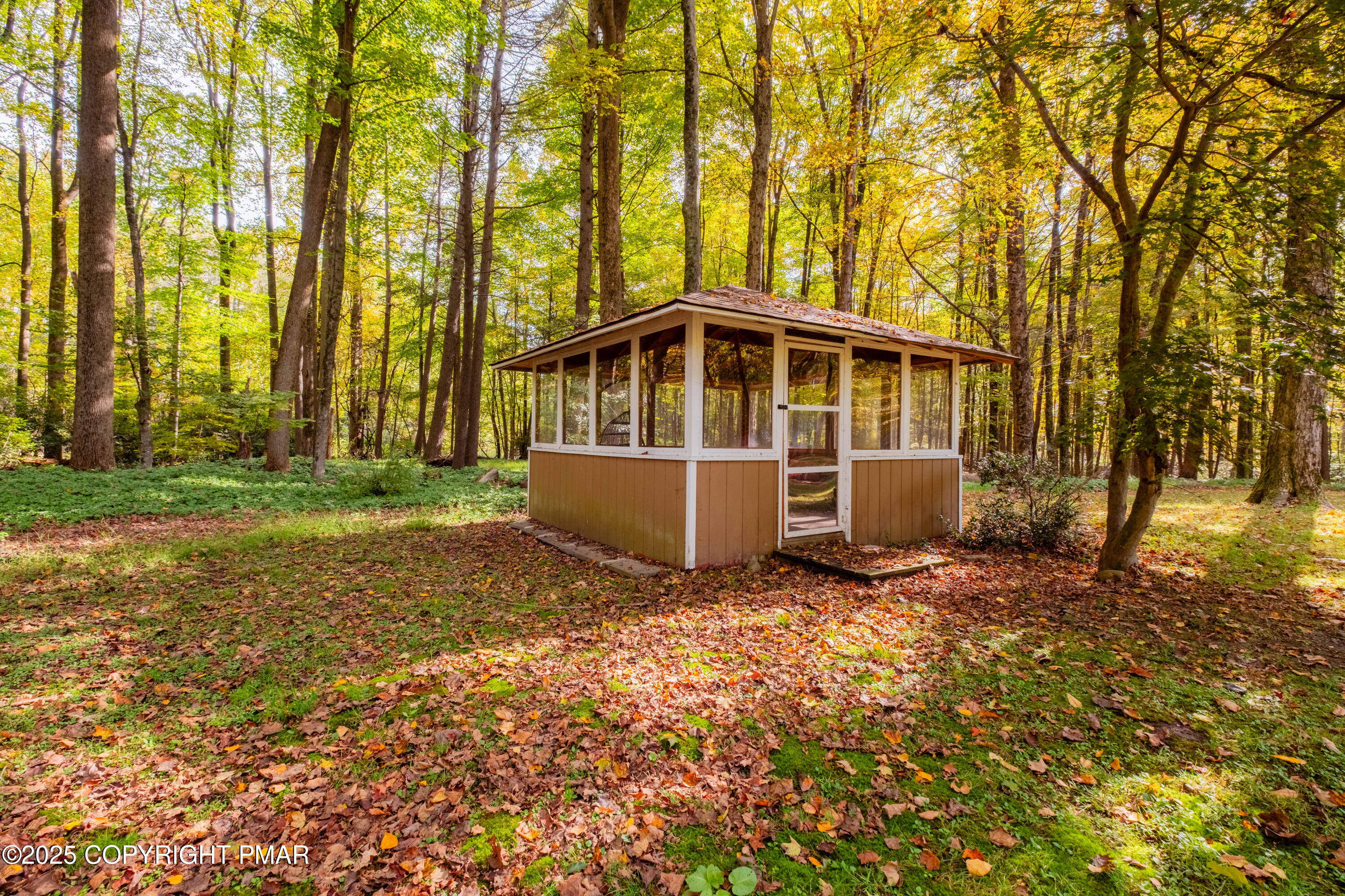 1885 Sullivan Trail Tannersville, PA 18372 - Photo 31 of 46 a view of a house with backyard and sitting area