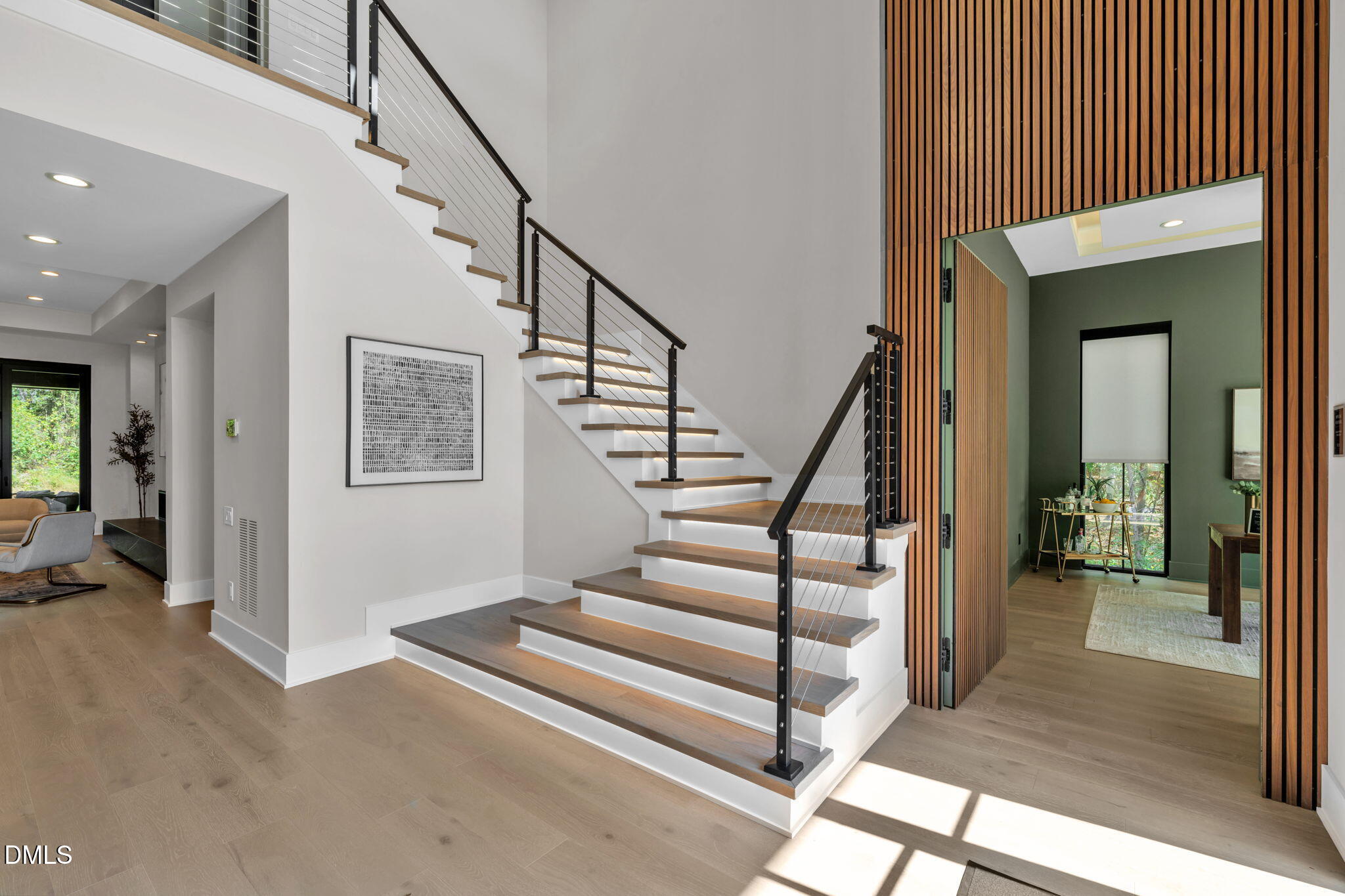 504 Colvard Woods Way Durham, NC 27713 - Photo 10 of 77 a view of entryway and hall with wooden floor
