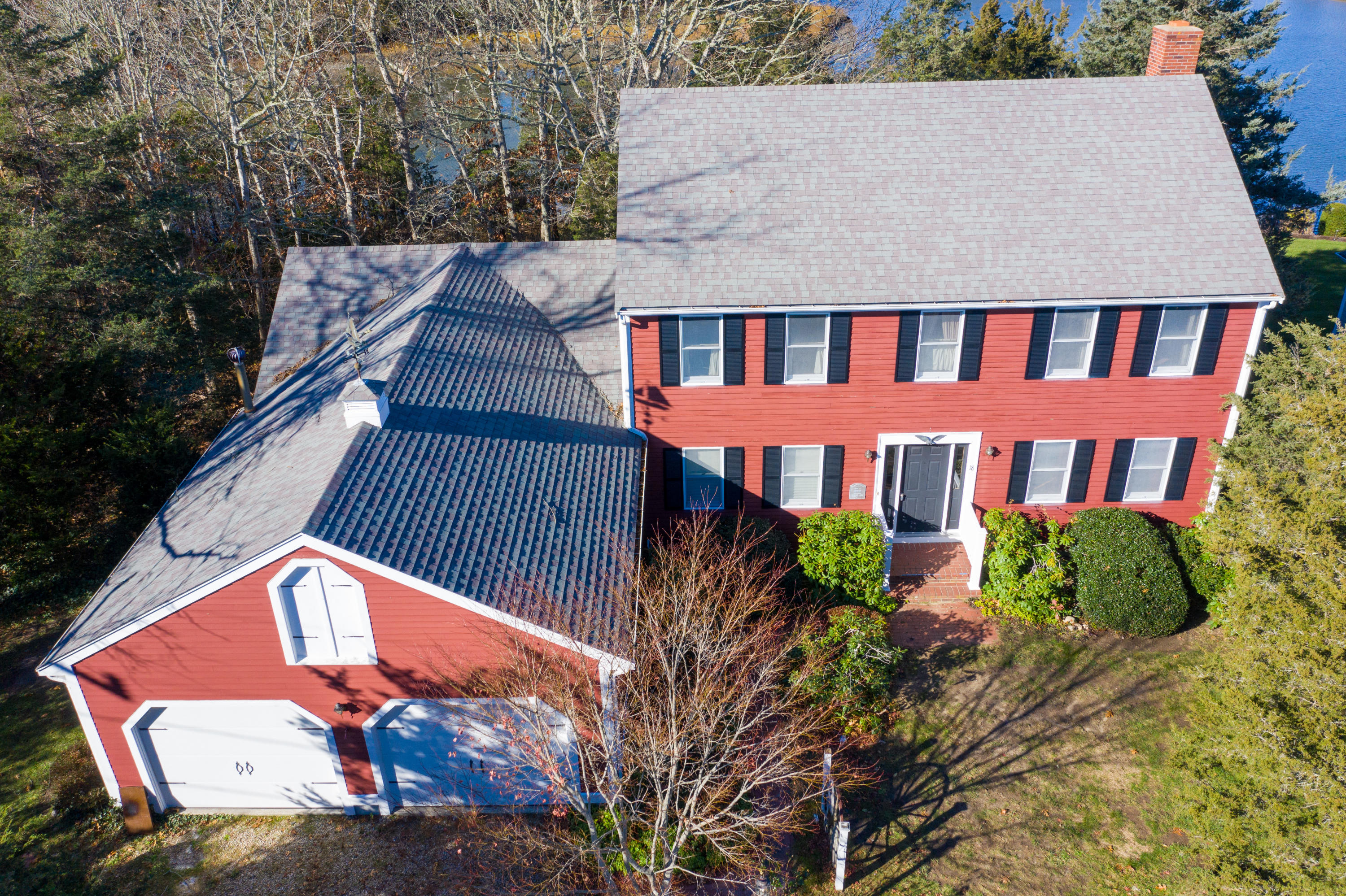 18 Warren Road Bourne, MA 02532 - Photo 3 of 36 an aerial view of a house