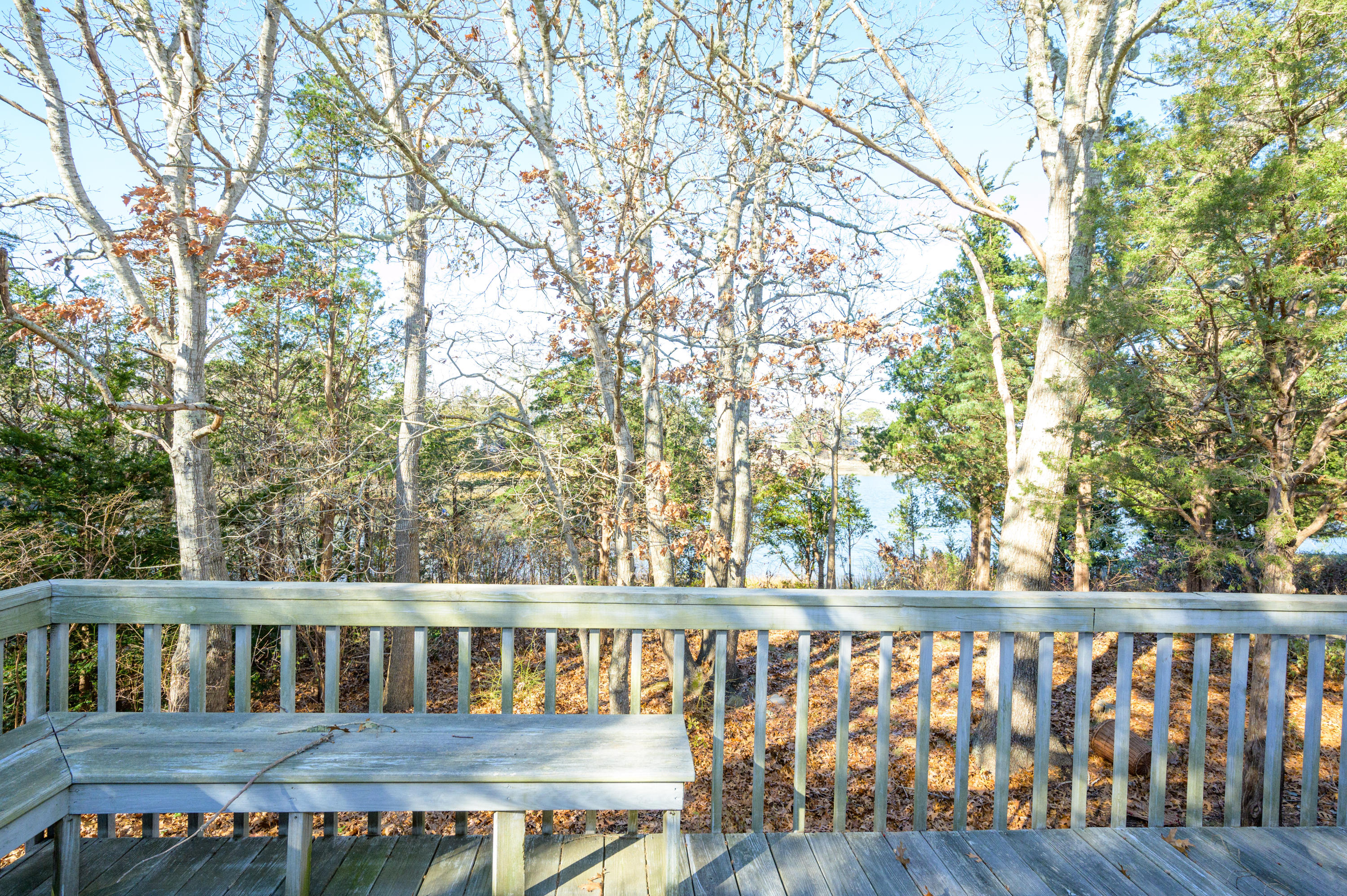 18 Warren Road Bourne, MA 02532 - Photo 33 of 36 a view of balcony with wooden fence and floor