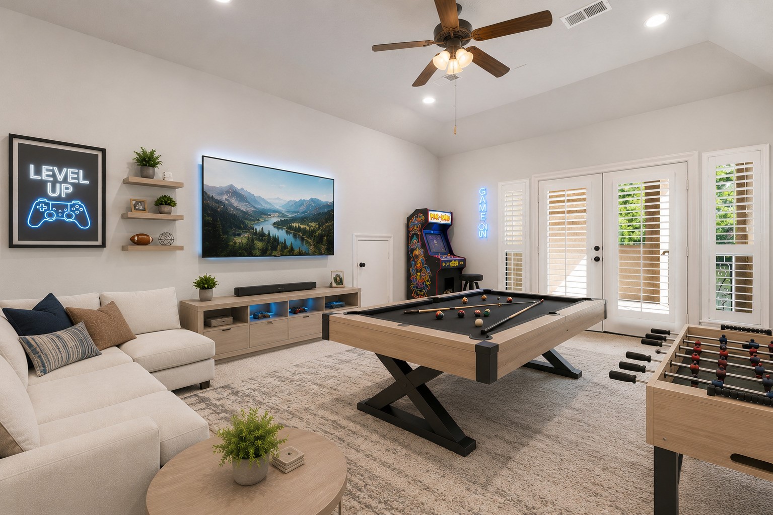 6006 Valhalla Drive Spring, TX 77379 - Photo 20 of 44 Virtual Staging - Game Room