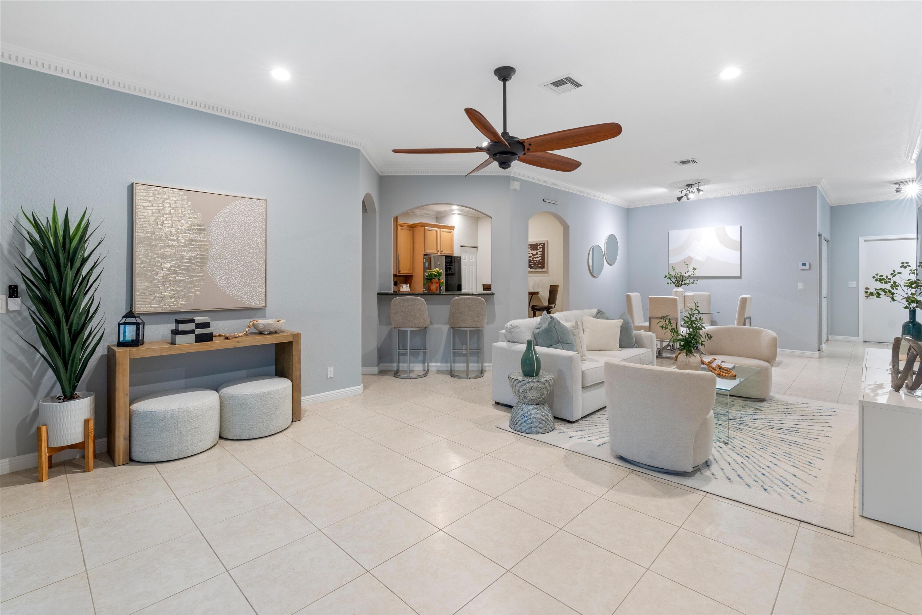 16055 Sims Road, Unit 103 Delray Beach, FL 33484 - Photo 60 of 60 Cozy open floor plan with dining area.