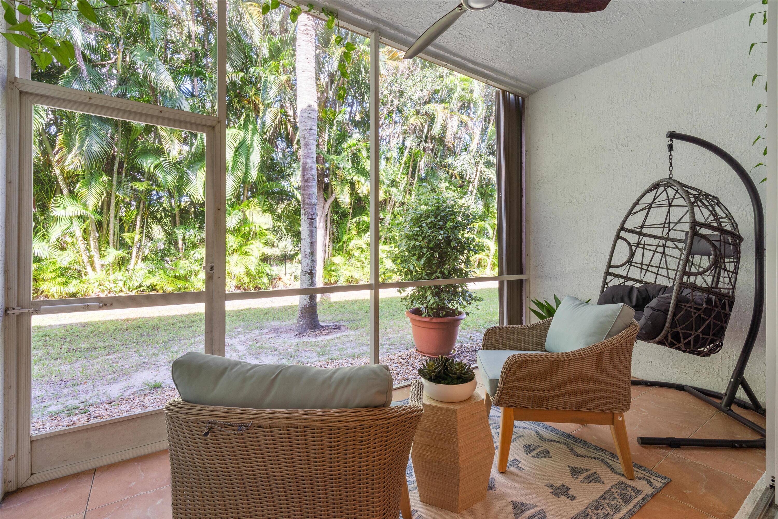 16055 Sims Road, Unit 103 Delray Beach, FL 33484 - Photo 28 of 60 Tranquil Enclosed Patio