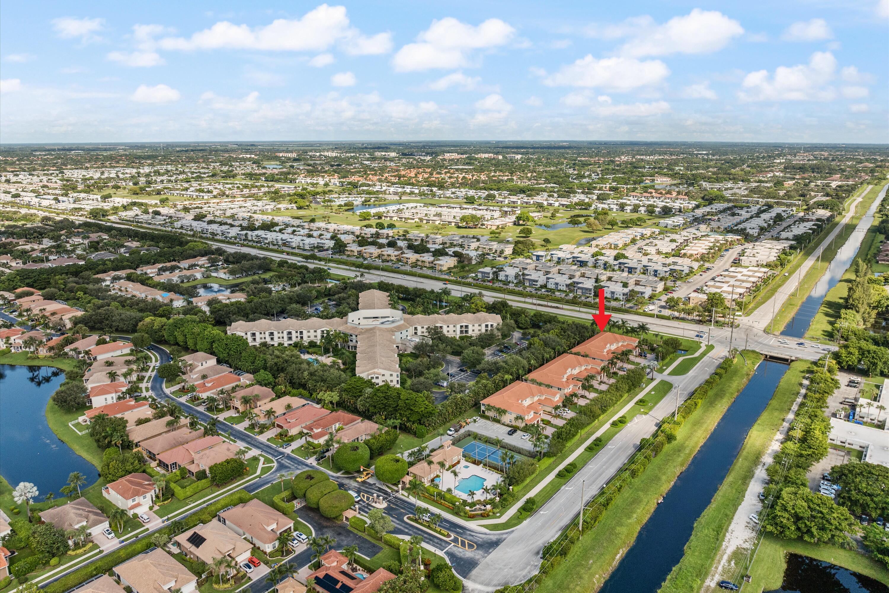 16055 Sims Road, Unit 103 Delray Beach, FL 33484 - Photo 33 of 60 Expansive Community Aerial View