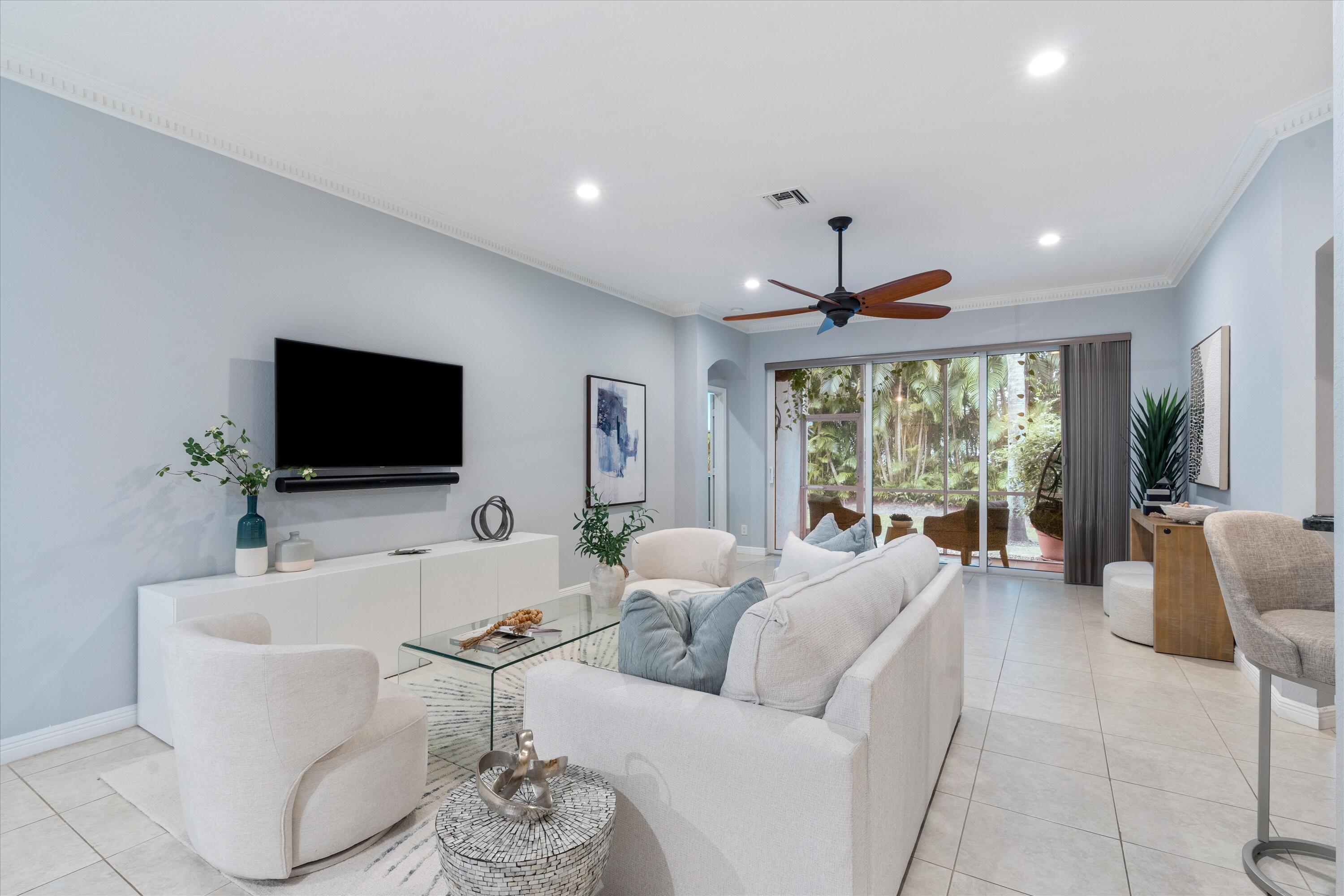 16055 Sims Road, Unit 103 Delray Beach, FL 33484 - Photo 10 of 60 Spacious Open-Concept Living Area