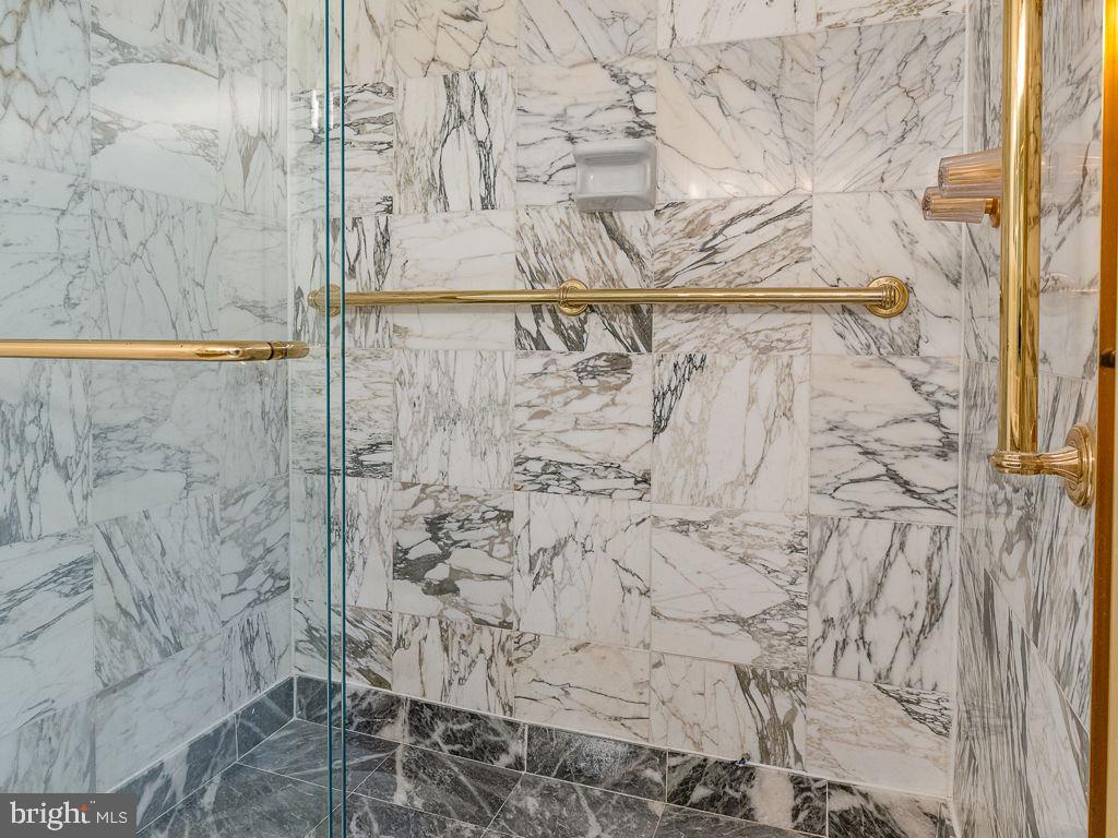 1101 South Arlington Ridge Road, Unit 214 Arlington, VA 22202 - Photo 34 of 68 Marble Shower in Primary Bathroom