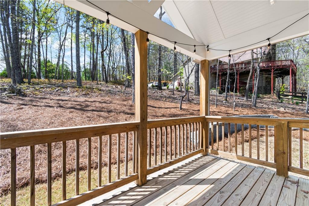 305 Ridgewood Drive Waleska, GA 30183 - Photo 21 of 56 a view of wooden deck
