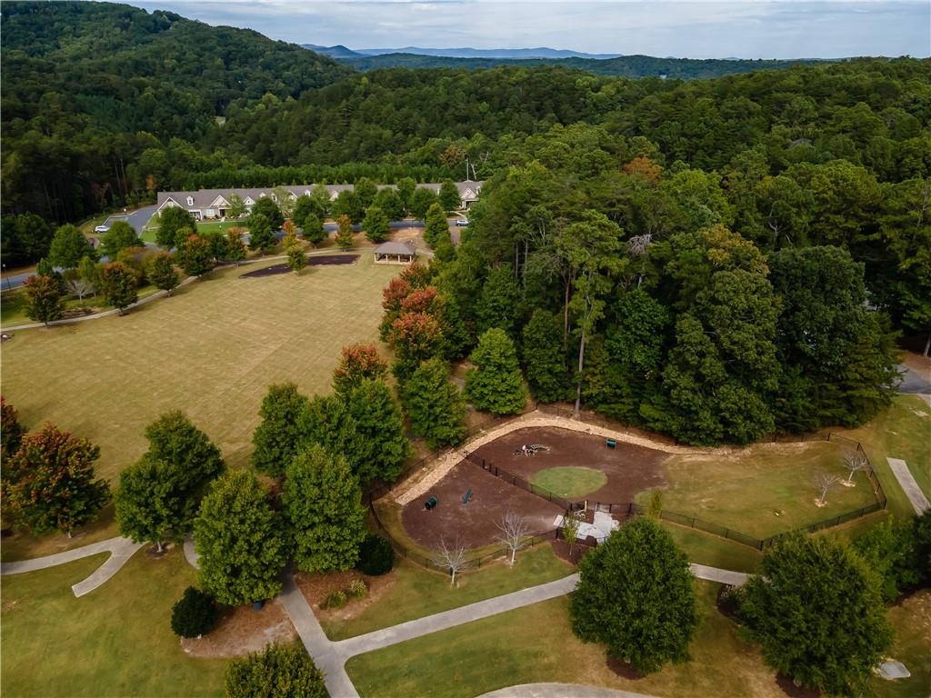 305 Ridgewood Drive Waleska, GA 30183 - Photo 49 of 56 an aerial view of residential houses with outdoor space and trees all around