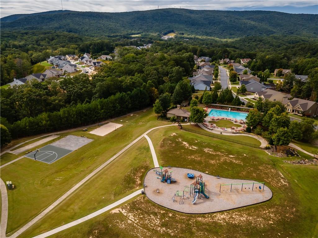 305 Ridgewood Drive Waleska, GA 30183 - Photo 50 of 56 a view of a pool with a yard
