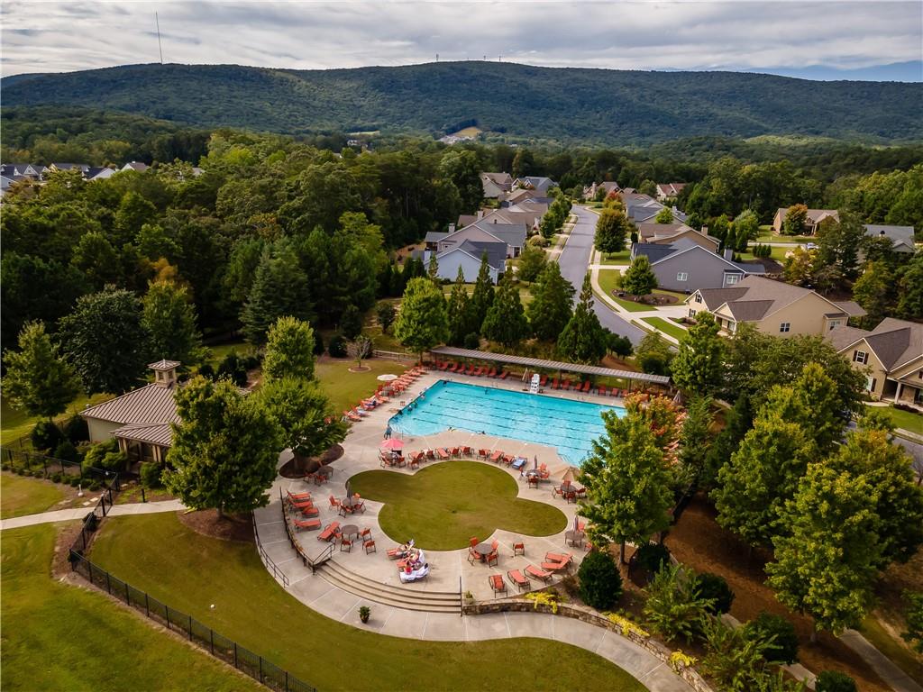 305 Ridgewood Drive Waleska, GA 30183 - Photo 51 of 56 an aerial view of residential houses with outdoor space
