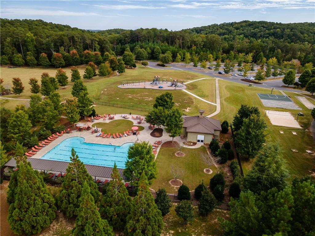 305 Ridgewood Drive Waleska, GA 30183 - Photo 53 of 56 a view of a swimming pool with a yard