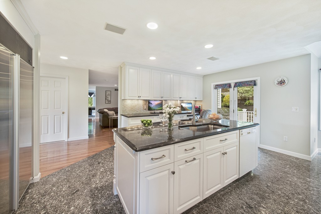 4 Yolande Road Marblehead, MA 01945 - Photo 6 of 30 a kitchen with counter top space sink and refrigerator
