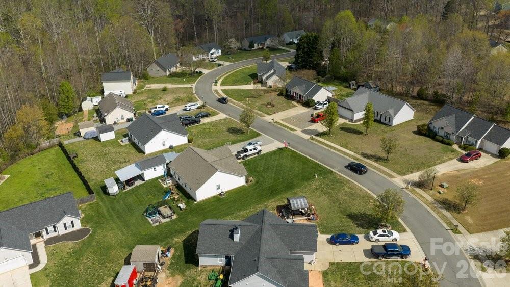 122 Addison Place Troutman, NC 28166 - Photo 36 of 40 an aerial view of a house with outdoor space