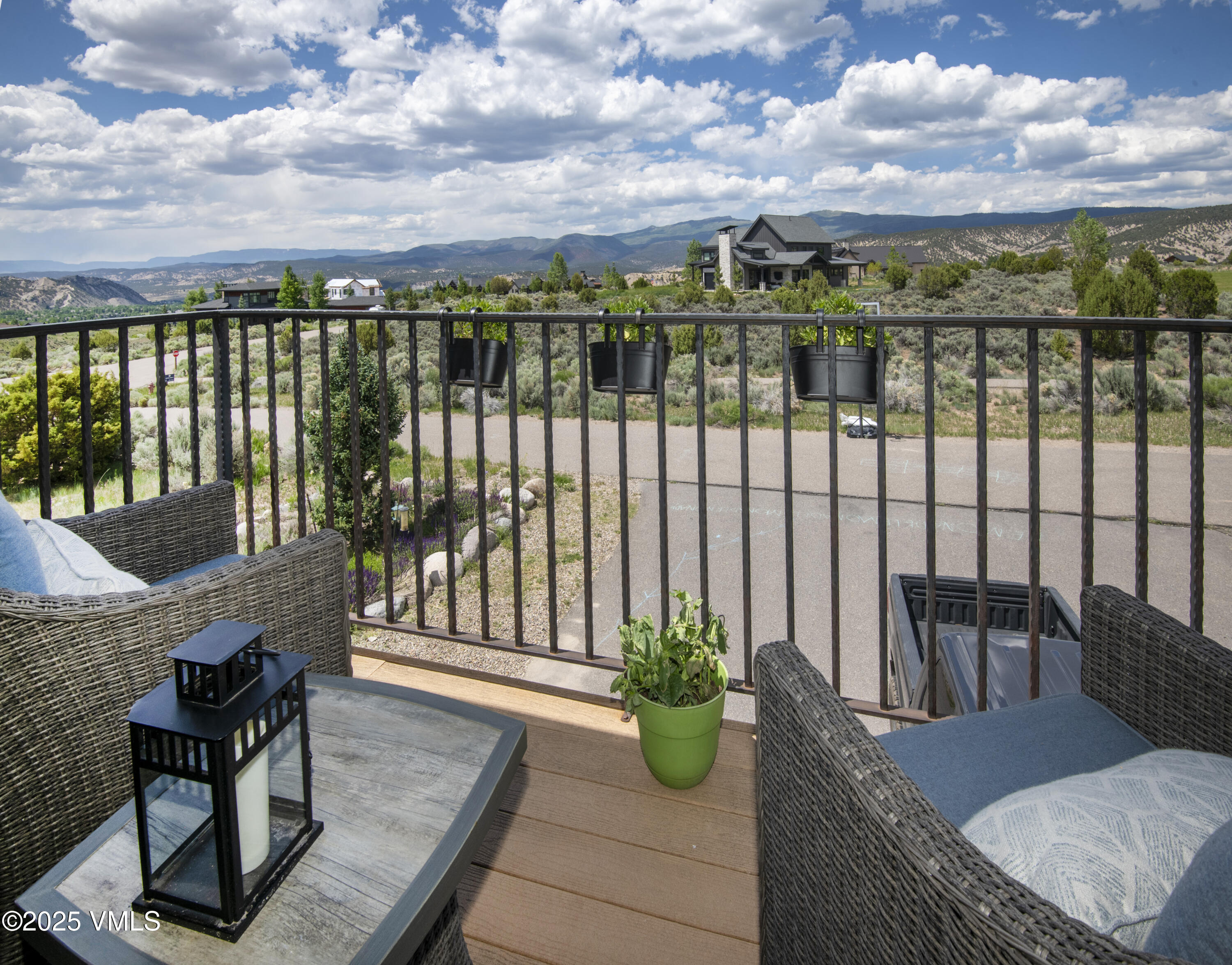 75 Aster Court Eagle, CO 81631 - Photo 51 of 68 a view of a chairs and table in the balcony