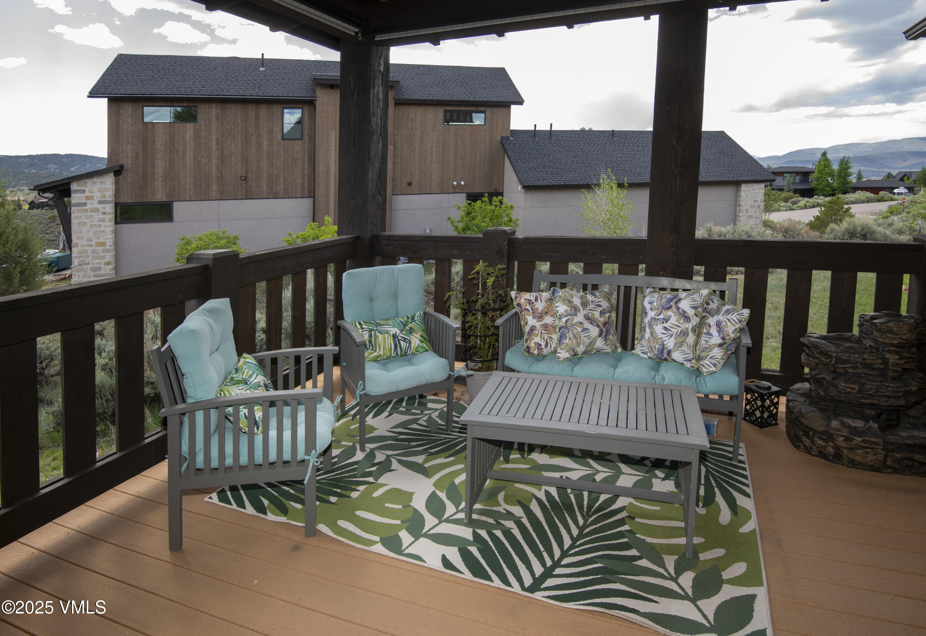 75 Aster Court Eagle, CO 81631 - Photo 60 of 68 a view of a chairs and table on the balcony
