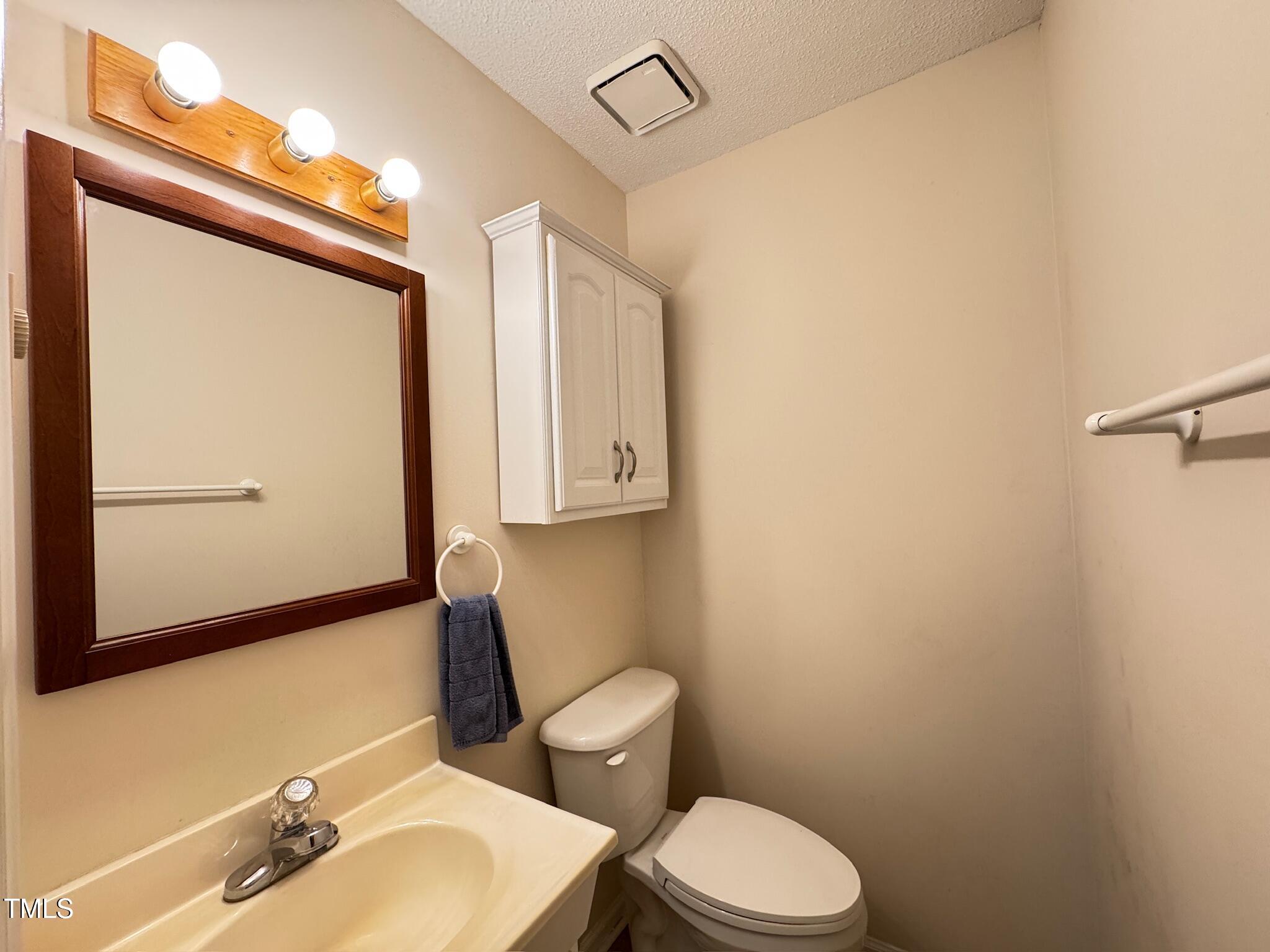 2229 Lizard Lick Road Zebulon, NC 27597 - Photo 18 of 57 a bathroom with a toilet sink and mirror