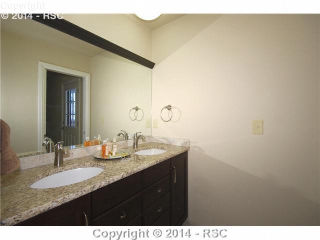 12150 Dawson Road Elbert, CO 80106 - Photo 19 of 25 Granite Double Vanity with Under Mount Sinks and New Cabinetry
