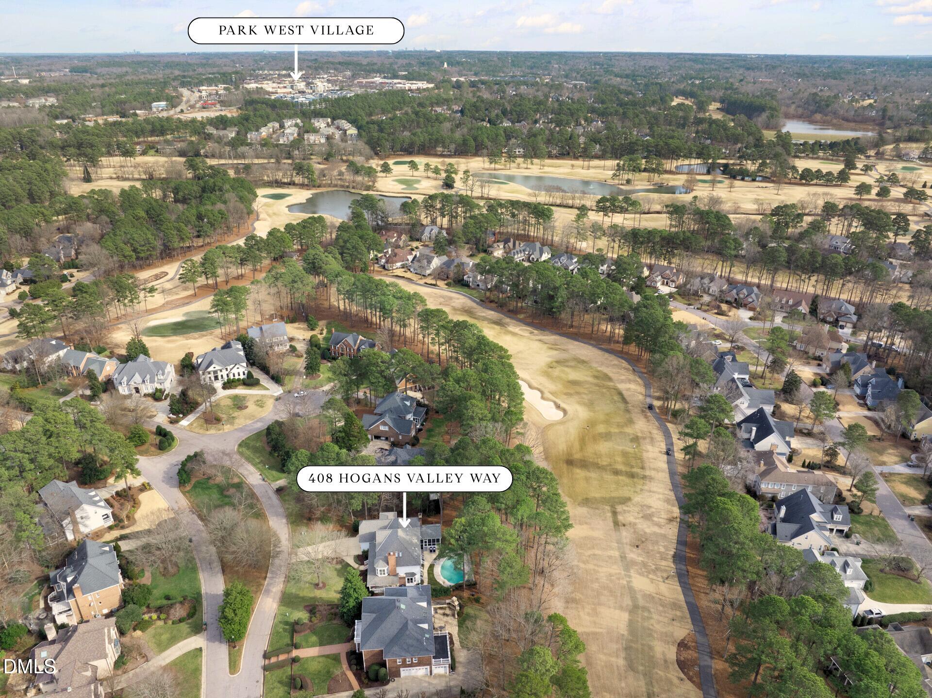408 Hogans Valley Way Cary, NC 27513 - Photo 56 of 59 Park West Drone Shot