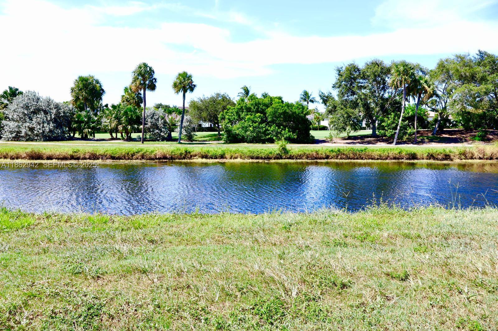 17246 Boca Club Boulevard, Unit 102 Boca Raton, FL 33487 - Photo 40 of 50 a view of a swimming pool with a yard and palm trees