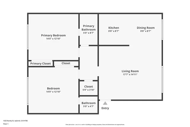 $2,100 | 1322 Randy Street, Upland, CA 91786
