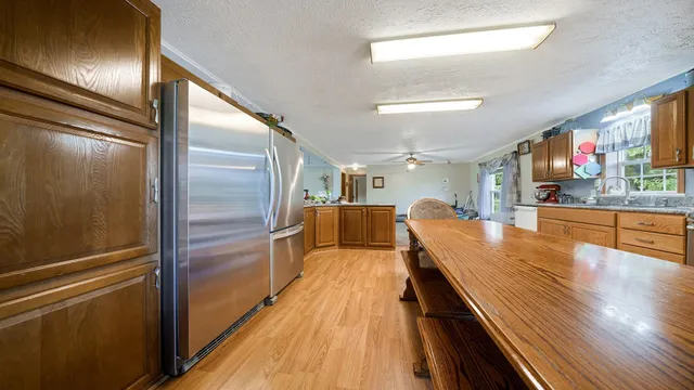 a room with furniture and a flat screen tv