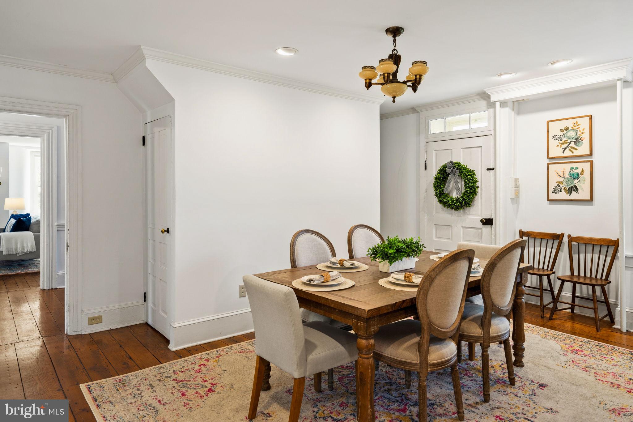 95 Indian Spring Road Media, PA 19063 - Photo 29 of 118 Dining room with door to front porch