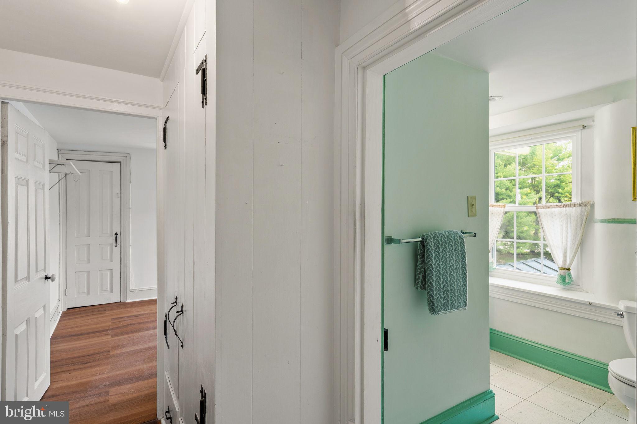 95 Indian Spring Road Media, PA 19063 - Photo 61 of 118 Hallway into laundry and 2nd bathroom