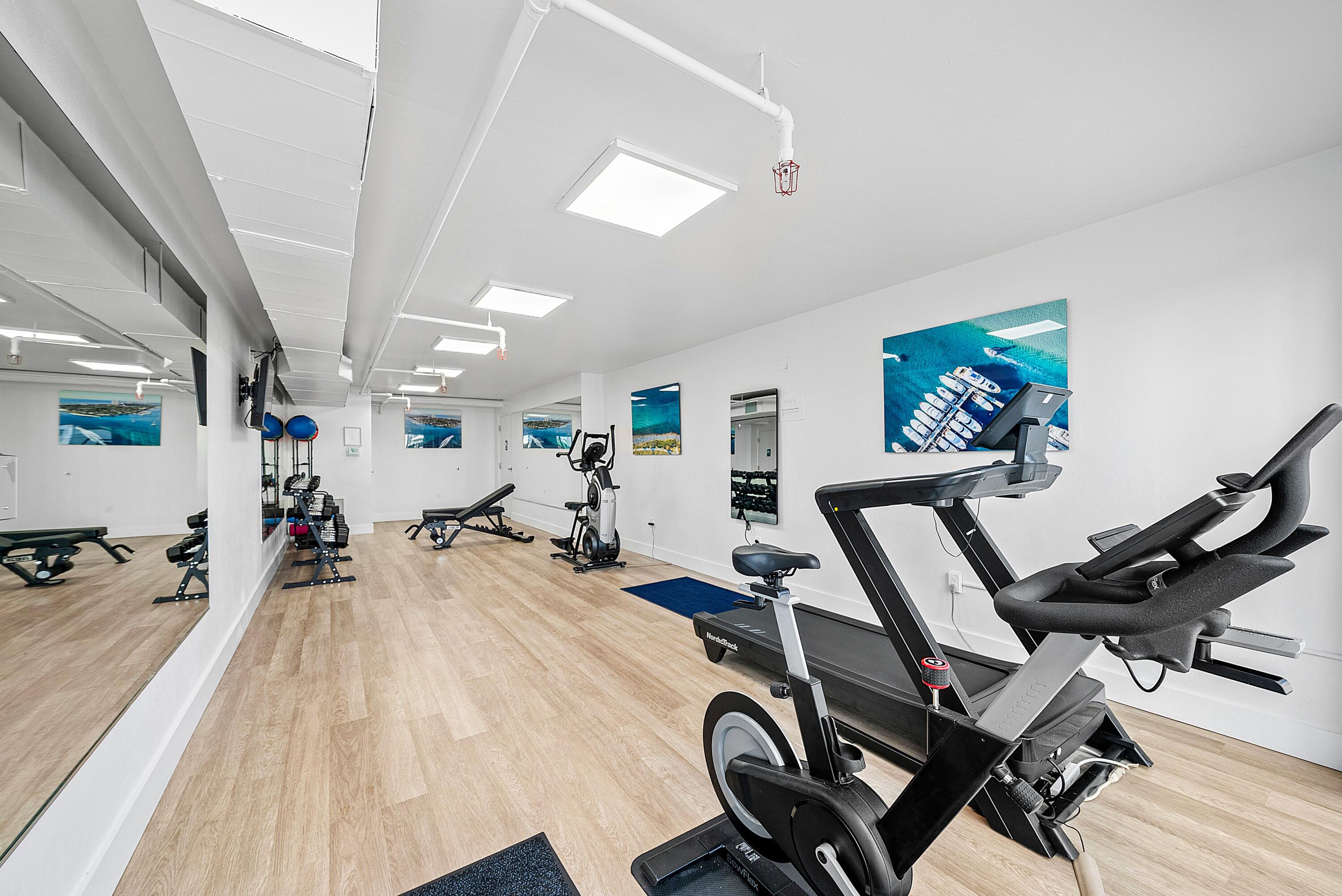 176-184 Lake Drive, Unit 4102 Palm Beach Shores, FL 33404 - Photo 15 of 26 Havn New Gym Bikes