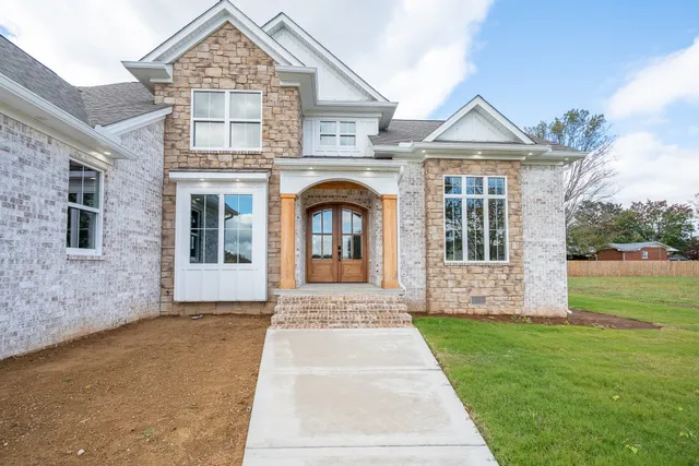 a view of an entryway with staircase