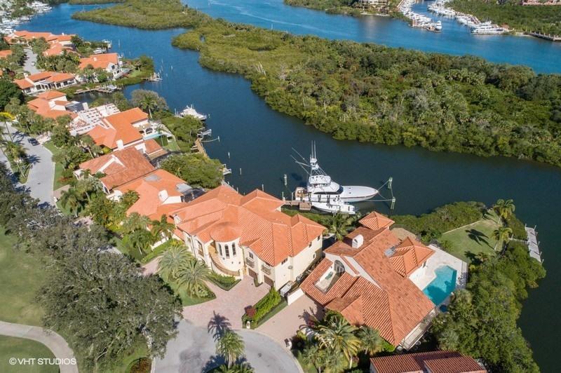 16904 Passage South Jupiter, FL 33477 - Photo 22 of 22 an aerial view of a house with a lake view